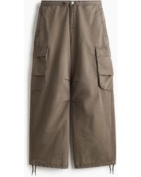 H&M - Ausgewaschene Cargohose in Loose Fit - Lyst