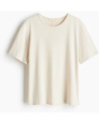 H&M - T-shirt Van Zijdemix - Lyst