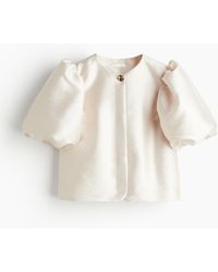 H&M - Blouse à manches ballon - Lyst