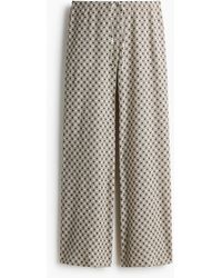 H&M - Broek Van Structuurtricot - Lyst