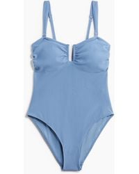 H&M - Bandeau-Badeanzug mit wattierten Cups - Lyst