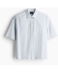 H&M - Kurzarmhemd in Oversized Fit - Lyst