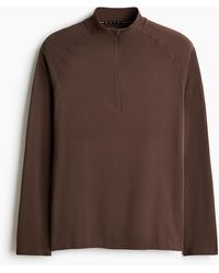 H&M - Ziptop-sportshirt Met Drymovetm - Lyst