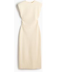 H&M - Gedrapeerde Midi-jurk - Lyst