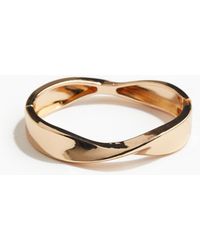 H&M - Gedrehter Armreif mit Scharnier - Lyst