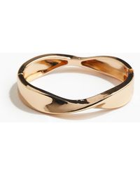 H&M - Gedrehter Armreif mit Scharnier - Lyst
