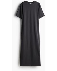 H&M - Langes T-Shirt-Kleid - Lyst