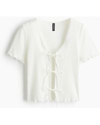 H&M - Shirt zum Binden - Lyst