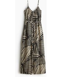 H&M - Jumpsuit mit Bindegürtel - Lyst
