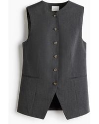 H&M - Lang Gilet - Lyst