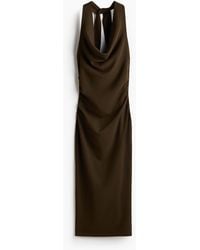 H&M - Gedrapeerde Halterjurk - Lyst