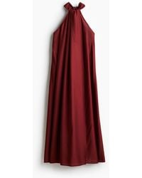 H&M - Maxi-Neckholderkleid - Lyst