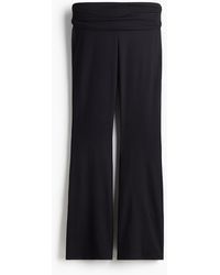 H&M - Yogahose aus Mikrofaser mit Raffungen - Lyst