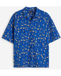 H&M - Gemustertes Freizeithemd in Oversized Fit - Lyst