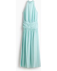 H&M - Gedrapeerde Halterjurk - Lyst