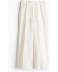 H&M - Weite Hose mit Tunnelzug - Lyst