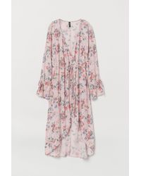 H&M Patterned Wrap Dress - Pink