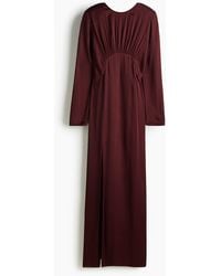 H&M - Kleid mit tiefem Rückenausschnitt - Lyst