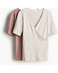 H&M - MAMA 2er-Pack Stillshirts - Lyst
