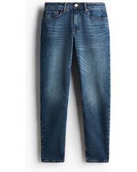 H&M - Regular Tapered Jeans - Lyst