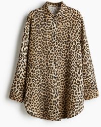 H&M - Linnen Strandblouse - Lyst