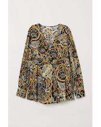 H&M MAMA Blouse en crêpe - Noir