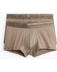 H&M - 2er-Pack Kurze, tief sitzende Trunks mit Lycra® - Lyst