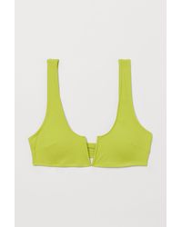 H&M Padded Bikini Top - Green