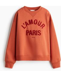 H&M - Sweat avec texte - Lyst