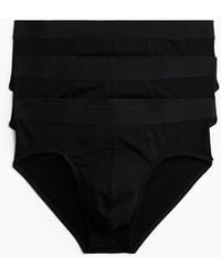 H&M - 3er-Pack Slips mit Lycra - Lyst