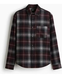 H&M - Chemise Loose Fit En Flanelle - Lyst