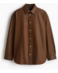 H&M - Denim Overhemd - Lyst