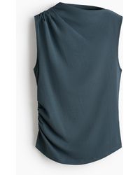 H&M - Gedrapeerde Crinkletop - Lyst
