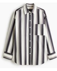 H&M - Hemdbluse aus Popeline - Lyst