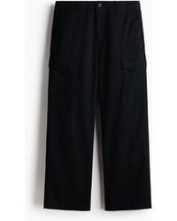 H&M - Cargohose aus Baumwolle in Relaxed Fit - Lyst