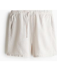 H&M - Shorts aus Leinenmix in Relaxed Fit - Lyst