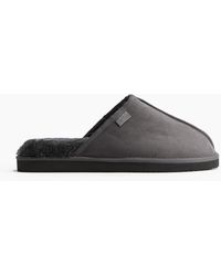 H&M - Hausschuhe mit Teddyfutter - Lyst