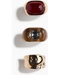 H&M - 3er-Pack Ringe - Lyst
