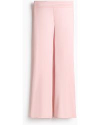 H&M - Flared Broek Van Geruwd Tricot - Lyst