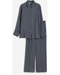 H&M - Zweiteiliger Pyjama - Lyst