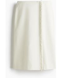 H&M - Overslagrok Met Rafels - Lyst