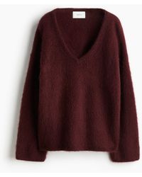H&M - Pull oversize en mohair mélangé - Lyst