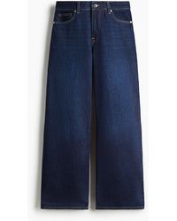 H&M - Wide Regular Jeans - Lyst