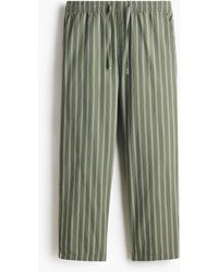H&M - Broek Van Popeline - Lyst
