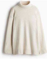 H&M - Pull col roulé loose - Lyst