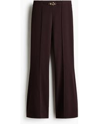 H&M - Hose aus Ponte-di-Roma mit Bootcut - Lyst