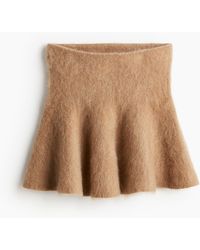 H&M - Ausgestellter Rock aus Mohairmix - Lyst