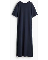 H&M - Langes T-Shirt-Kleid - Lyst