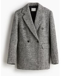 H&M - Zweireihiger Blazer - Lyst