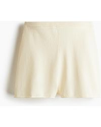 H&M - Gebreide Short - Lyst